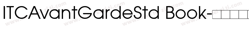 ITCAvantGardeStd Book字体转换